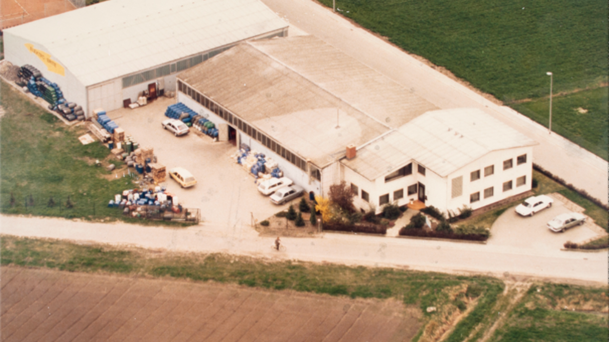 The very first company facilities in Trebur, Germany